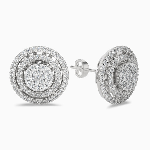 LDE432 - Circle Diamond Stud Earrings in 18K Gold - ASPE5263-WG-1.jpg