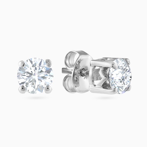 LDE305 - Kids Circle Diamond Stud Earrings in 18K Gold - LEA00031-1.jpg