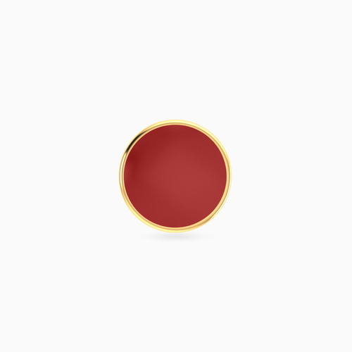 MLNP2 - Circle Enamel Coated Nose Pin Piercing in 18K Gold - 21053110037-1.jpg