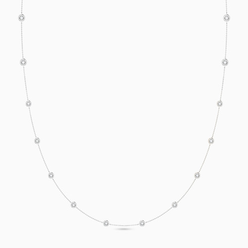 LDN1742 - Round Diamond & Pearl Chain Necklace in 18K Gold - OC400047W18DI1-1.jpg