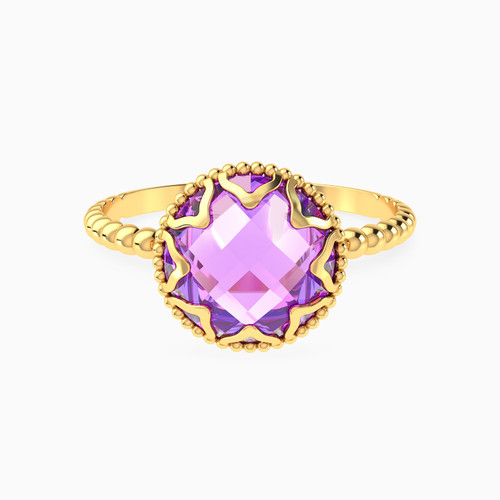 LIR187 - Round Purple Stone Statement Ring in 18K Gold - 111104160343-1.jpg