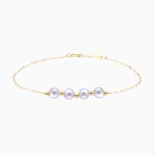 LGB403 - Round Pearl Chain Bracelet in 18K Gold - LBR00023-1.jpg LGB403 - Round Pearl Chain Bracelet in 18K Gold - LBR00023-1.jpg