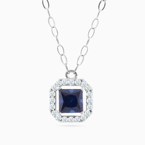 LIN1003 - Square Diamond & Blue Stone Necklace in 18K Gold - 111404240122-1.jpg