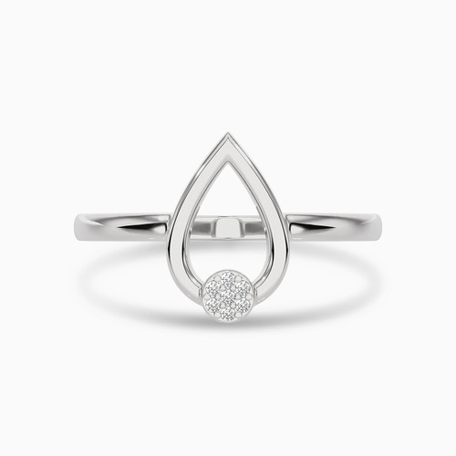 LDR2198 - Pear Diamond Ring in 18K Gold - SAR04784-1.jpg