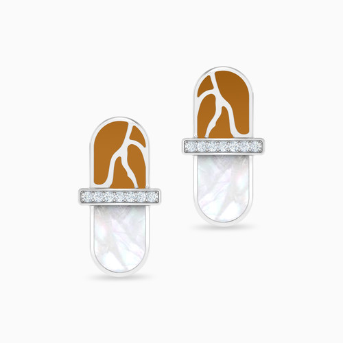 LDE580 - Capsule Diamond & Pearl Stud Earrings in 18K Gold - TER9002244-3.jpg