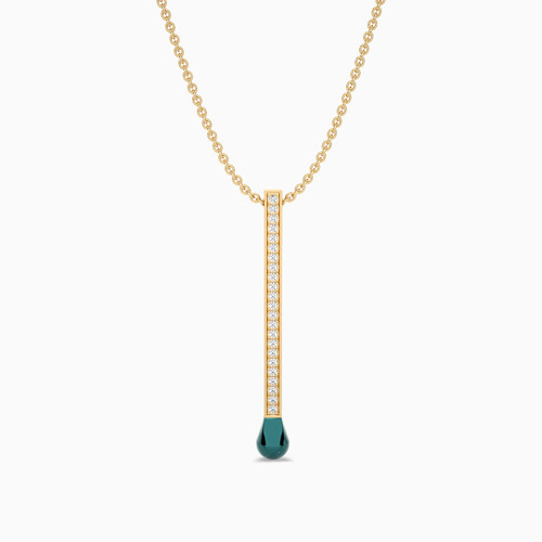 MLN1309 - Matchstick Diamonds & Enamel Coated Pendant in 18K Gold - 31046110011-1.jpg