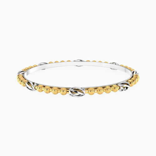 LGB486 - Kids Beaded Bangle Bracelet in 18K Gold - 12015110173-1.jpg