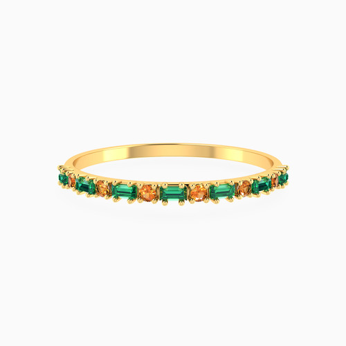 MLR633 - Round Shaped Colored Stones Statement Ring in 18K Gold - 21048110774-1.jpg