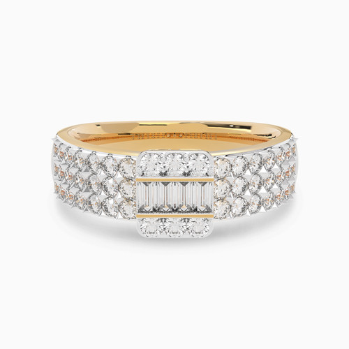 LDR2351 - Square Diamond Ring in 18K Gold - AJR34729-1.jpg