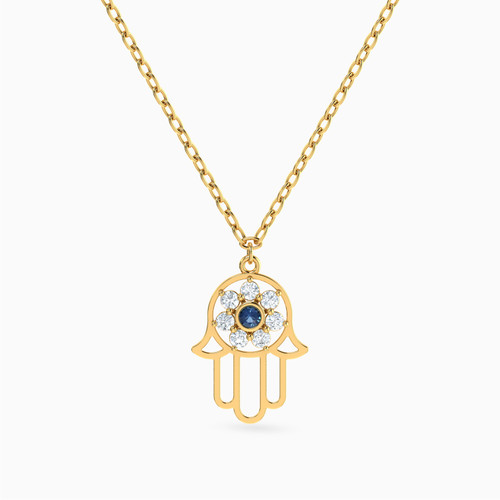 LIN1131 - Hamsa Hand Blue Stone Necklace in 18K Gold - 111404180427-1.jpg