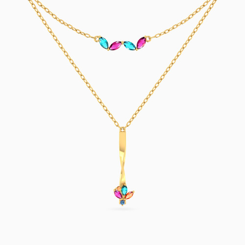 LIN1115 - Colored Stones Layered Necklace in 18K Gold - 111404180445-1.jpg