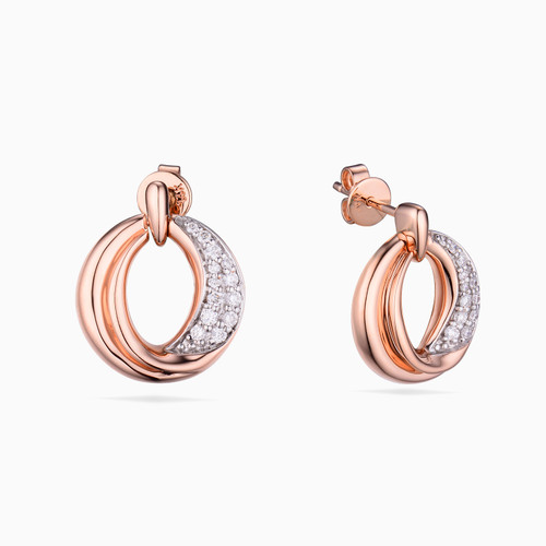 LDE761 - Circle Diamond Stud Earrings in 18K Gold - ER090783R8-1.jpg