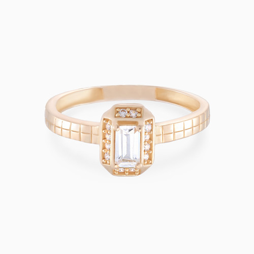 LGR1306 - Squares Cubic Zirconia Twin Rings in 21K Gold - 62039890043-4.jpg