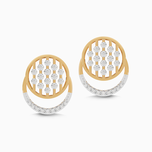 LDE786 - Circle Diamond Earrings in 18K Gold - ASPE6332-1.jpg