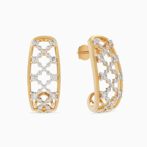 LDE839 - Net Diamond Earrings in 18K Gold - ASPE6357-YG-1.jpg