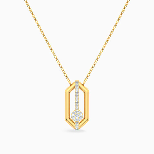 MLN1615 - Hexagon Diamond Necklace In 18K Gold - 21046790002-1.jpg