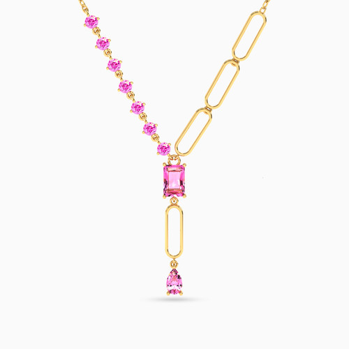 MLN1049 - Links Rose Stone Necklace In 18K Gold - 21046111009-1.jpg