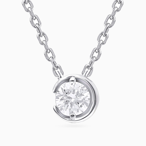 WN362 - Round Lab Grown Diamond Sterling Silver Necklace - KP614612-1.jpg