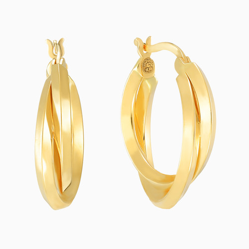 LGE215 - Double Strands Hoop Earrings In 21K Gold - 22003650005-1.jpg