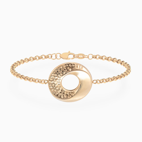 LGB674 - Circular Chain Bracelet In 21K Gold - 12010250009-1.jpg