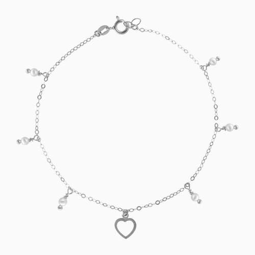 WB284 - Heart & Pearls Sterling Silver Chain Anklet - A4246-00HB-1.jpg WB284 - Heart & Pearls Sterling Silver Chain Anklet - A4246-00HB-1.jpg