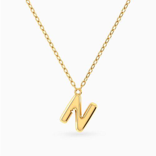 MLN1910 - Letter N Pendant Necklace in 18K Gold - 21046111282-1.jpg