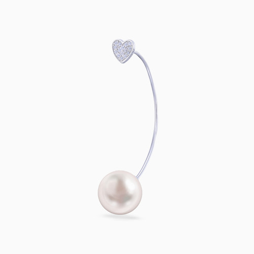 WE355 - Heart Cubic Zirconia & Pearl Drop Earrings in Sterling Silver - EA11-4.jpg
