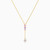 MLN31 - Round Pearls & Colored Stones Chain Necklace in 18K Gold - 21046030137-3.jpg