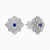 LDE992 - Layered Flower Blue Stone & Diamond Stud Earrings in 18K Gold - ER903501-W-1.webp