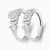 LDR4109 - Layered & Elevated Round Cluster Diamond Twin Rings in 18K Gold - RN425437W18DI1-1.webp