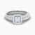 LDR4102 - Studded Band & Square Cluster Diamond Twin Rings in 18K Gold - RN428708W18DI1-4.webp