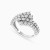 LDR4066 - Crossover Rows Diamond Ring in 18K Gold - RN423919W18DI1-3.webp