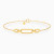 MLB967 - Elongated Oval Links Chain Bracelet in 18K Gold - 21047110355-1.webp