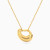MLN2112 - Fluid Rounded Shape Necklace in 18K Gold - 21046111309-1.webp