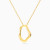 MLN2113 - Irregular Open Shape Necklace in 18K Gold - 21046111308-1.webp