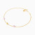 MLB951 - Bead & Pink Stones Chain Bracelet in 18K Gold - 21047020042-3.webp
