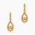 LGE252 - Teardrop Beads Drop Earrings in 21K Gold - 22003020026-3.webp