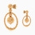 LGE251 - Circular Beads Drop Earrings in 21K Gold - 22003020024-4.webp