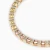 LDB834 - Vertical Rectangular Frame Colored Stones Diamond Bangle in 18K Gold - SAB05389-YG-3.webp