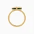 LDR4156 - Twisted Frame & Round Green Stone Diamond Ring in 18K Gold - SAR04893-4.webp