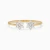 LDR4153 - Two Floral Clusters Diamond Open Ring in 18K Gold - AJR35108-1.webp