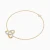 LDB846 - Triquetra Diamond Chain Bracelet in 18K Gold - SAB04407-3.webp