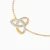 LDB846 - Triquetra Diamond Chain Bracelet in 18K Gold - SAB04407-4.webp