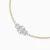 LDB849 - Geomtric Cluster & Baguette Diamond Chain Bracelet in 18K Gold - SAB05049-4.webp