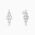 LDE1045 - Geomtric Cluster & Baguette Diamond Stud Earrings in 18K Gold - SAE05049-1.webp