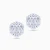 LDE1046 - Floral Cluster Diamond Stud Earrings in 18K Gold - 20281-2 .webp
