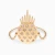 LDR4167 - Stars & Sunburst Diamond Chain Ring in 18K Gold - 40814-1.webp