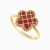 LGR1469 - Cinquefoil Red Enamel Ring in 18K Gold - ANDFMAT62GLMOP-3.webp