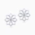 LDE1047 - Floral Star Diamond Stud Earrings in 18K Gold - LEA50091-2 .webp