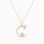 LDN2743 - Letter C & Floral Cluster Diamond Necklace in 18K Gold - 5254-1.webp